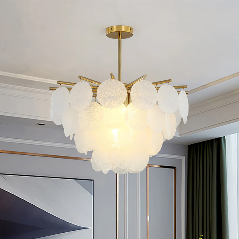 Frosted Glass Chandelier - Loonglight