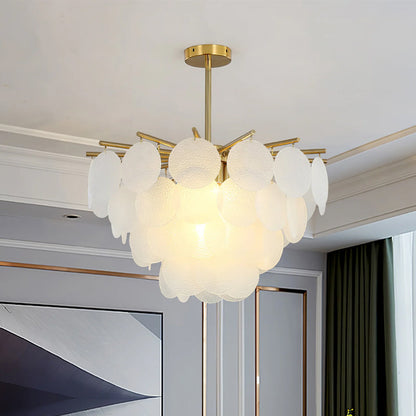Frosted Glass Chandelier - Loonglight