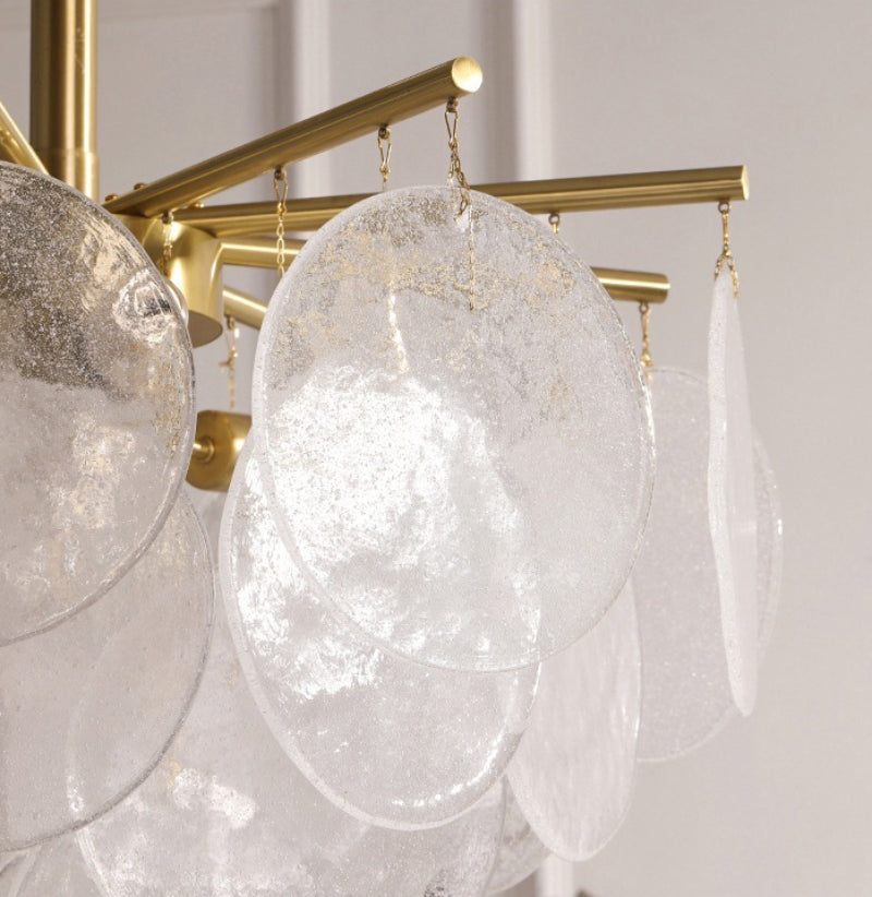 Frosted Glass Chandelier - Loonglight