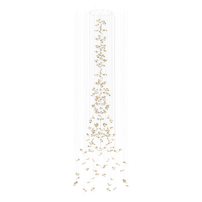 Petals Glass Leaf Chandelier - Loonglight