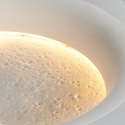 Full Moon Plaster Wall Lamp