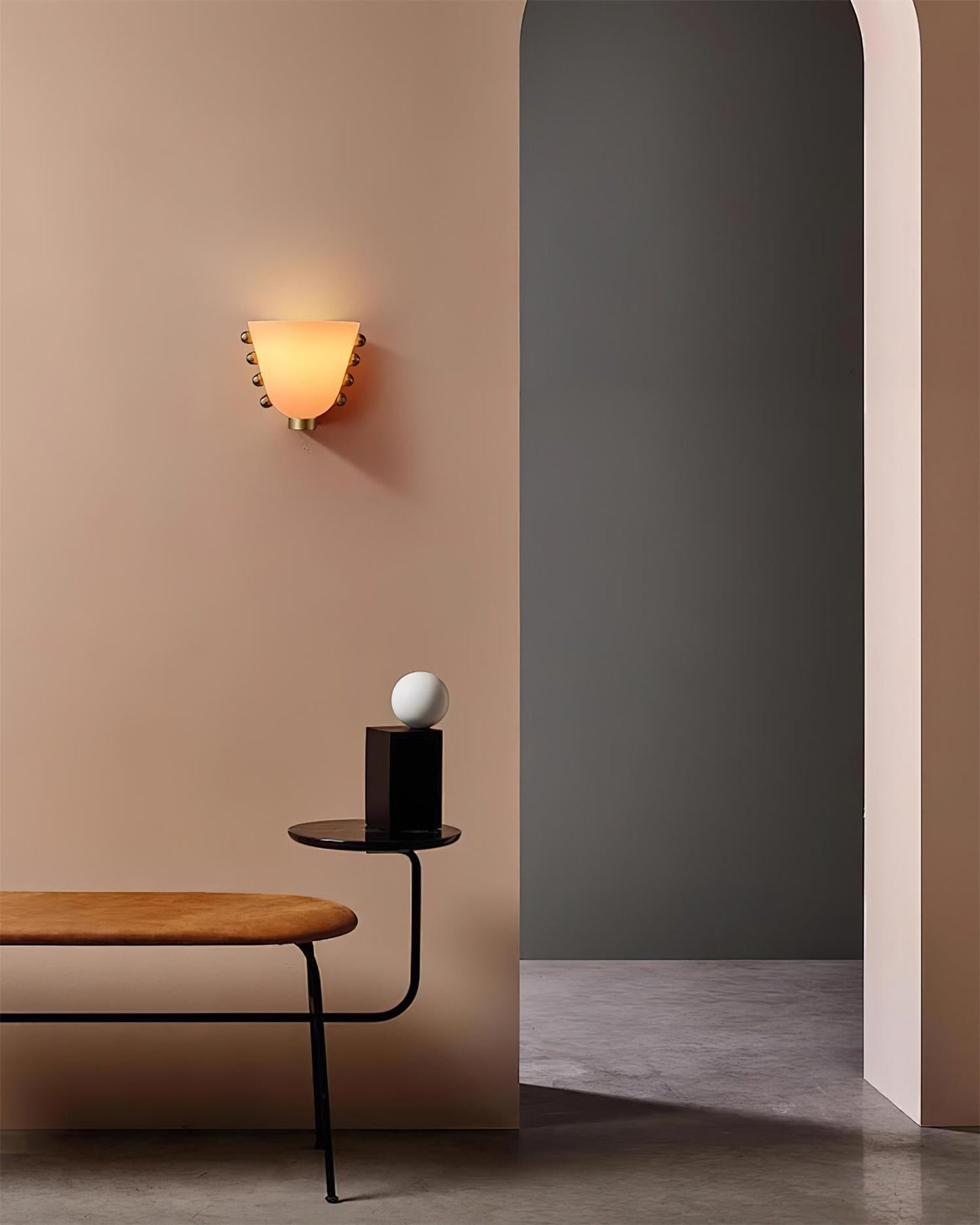 Gemma Glass Cup Wall Lamp