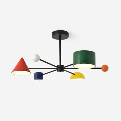 Geometric Colorful Ceiling Light - Loonglight