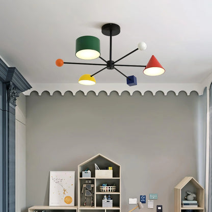 Geometric Colorful Ceiling Light - Loonglight