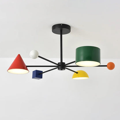 Geometric Colorful Ceiling Light - Loonglight