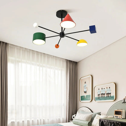 Geometric Colorful Ceiling Light - Loonglight