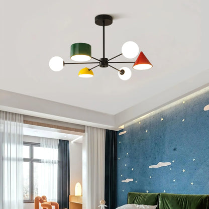 Geometric Colorful Ceiling Light - Loonglight