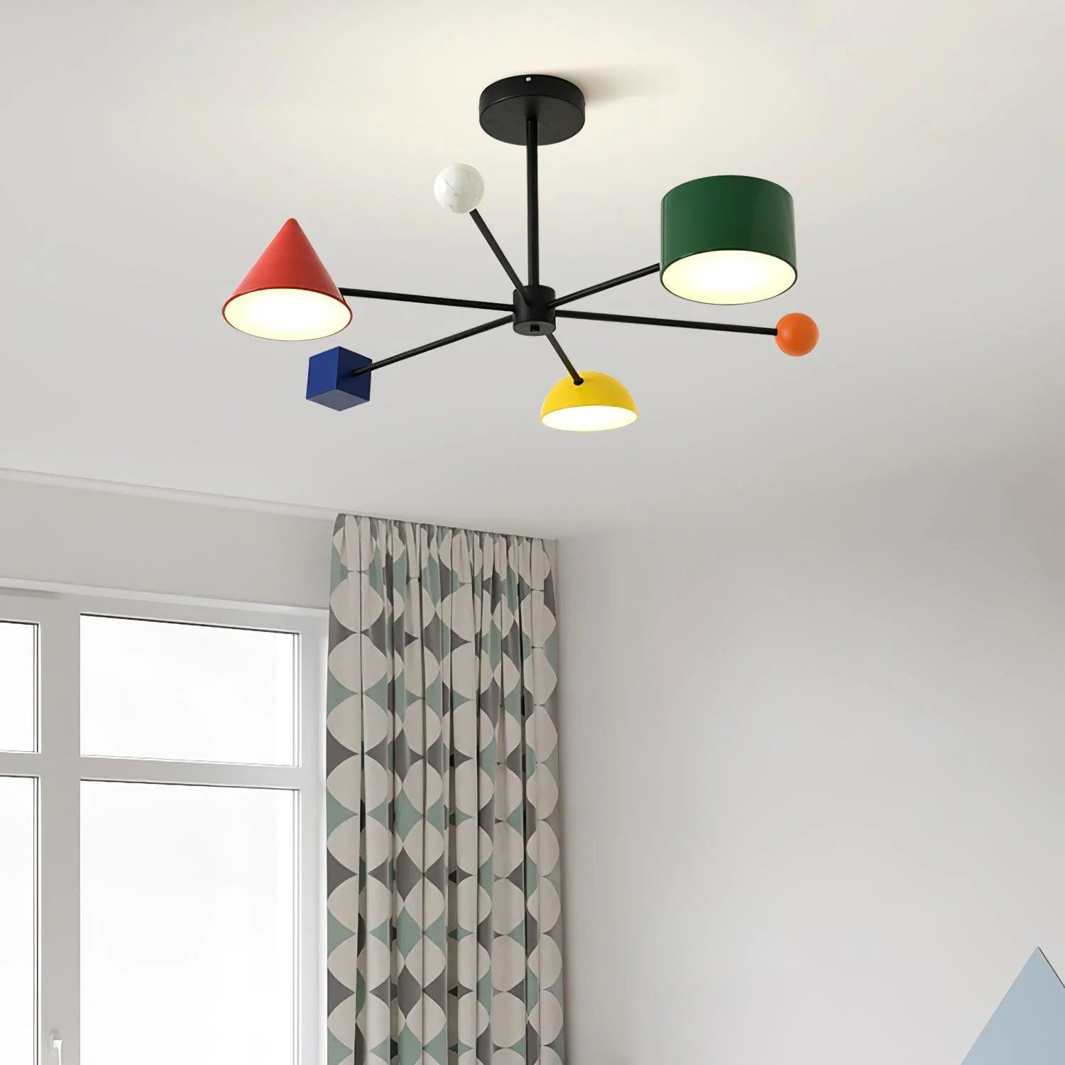 Geometric Colorful Ceiling Light - Loonglight