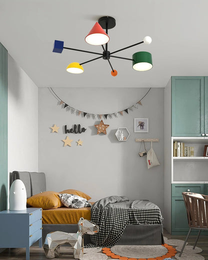 Geometric Colorful Ceiling Light - Loonglight
