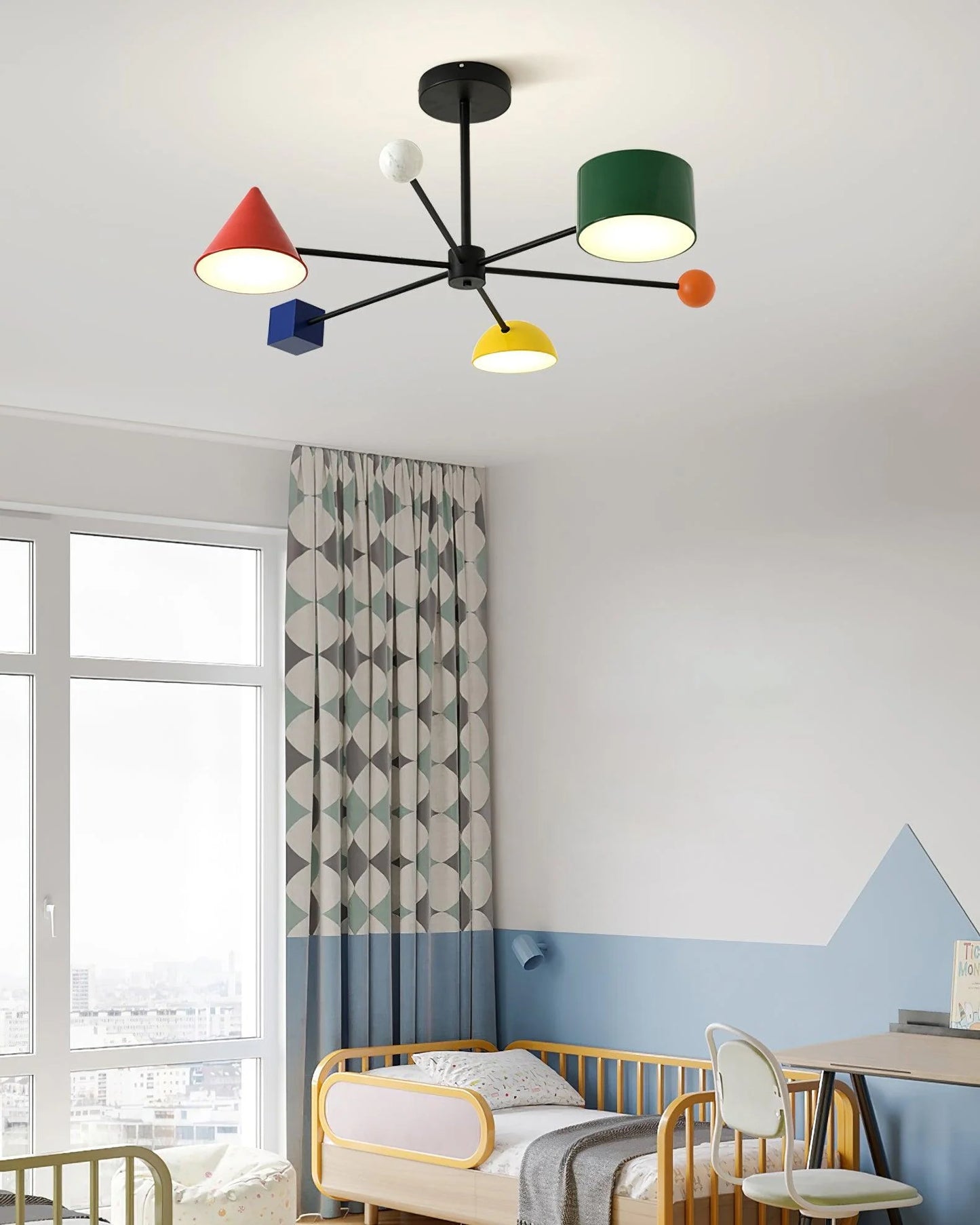 Geometric Colorful Ceiling Light - Loonglight