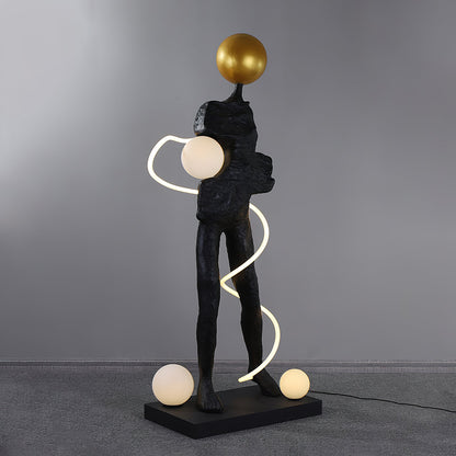 Ginasta Sculpture Floor Lamp - Loonglight