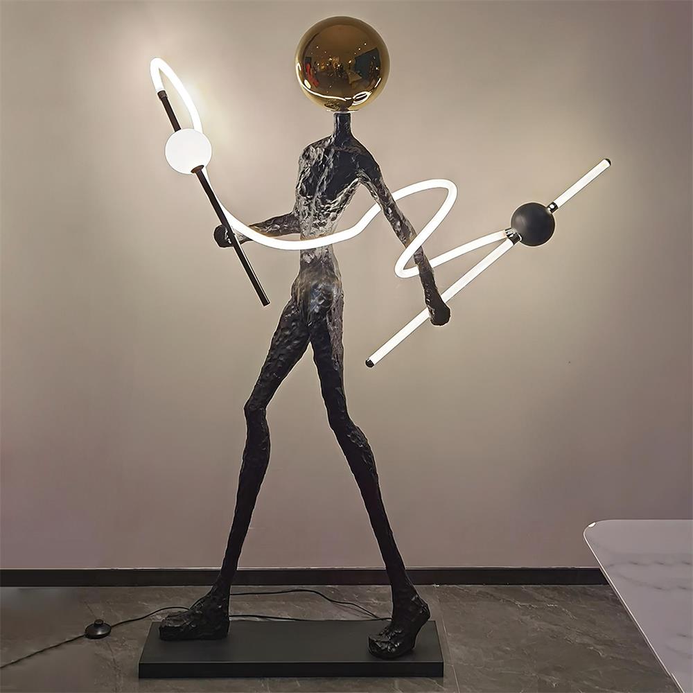 Ginasta Sculpture Floor Lamp - Loonglight