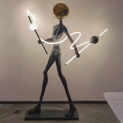 Ginasta Sculpture Floor Lamp - Loonglight