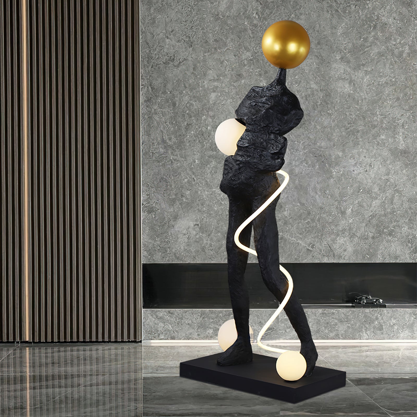 Ginasta Sculpture Floor Lamp - Loonglight