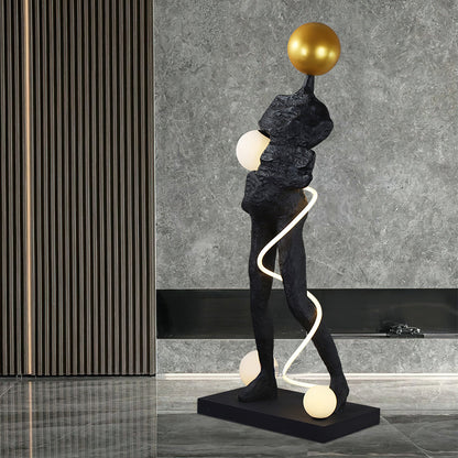 Ginasta Sculpture Floor Lamp - Loonglight