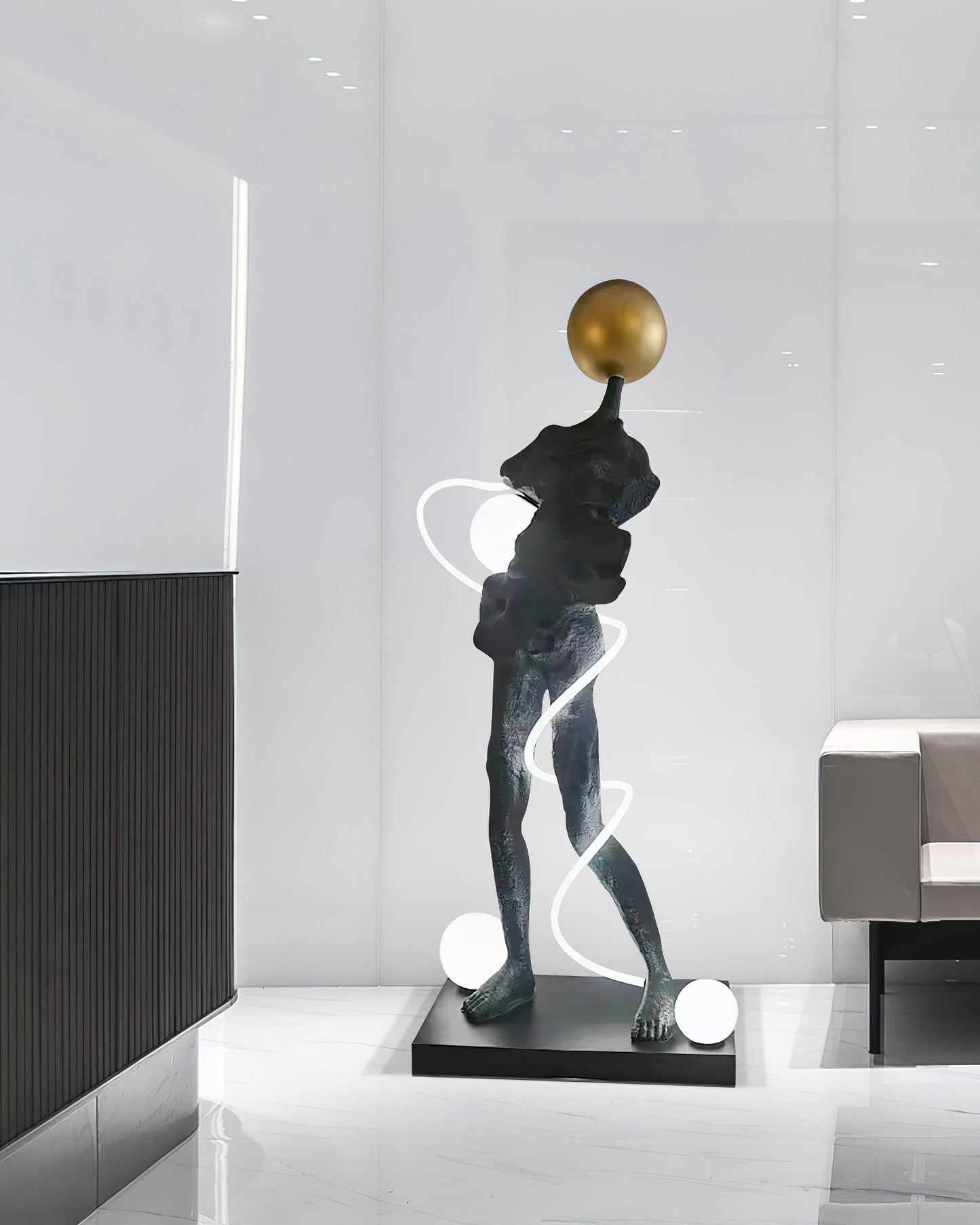 Ginasta Sculpture Floor Lamp - Loonglight