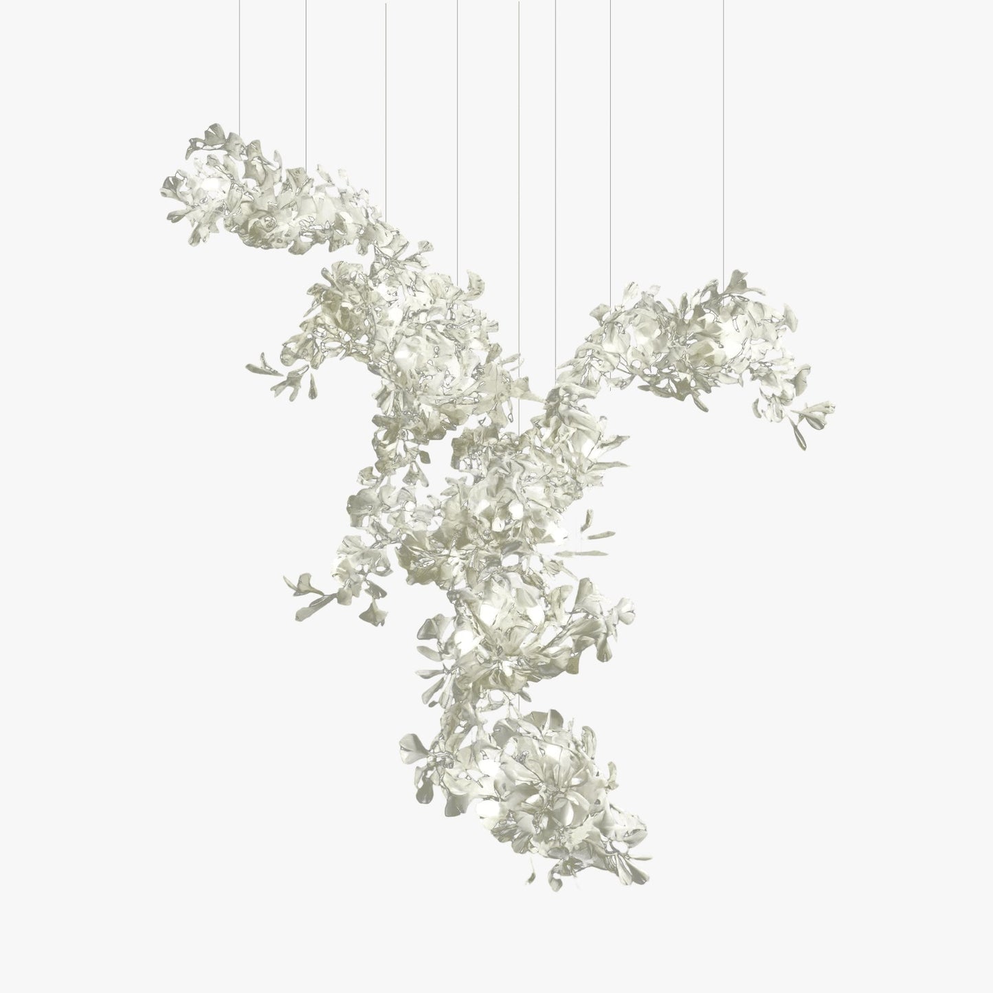 Bloom Ginkgo Leaf Chandelier - Loonglight