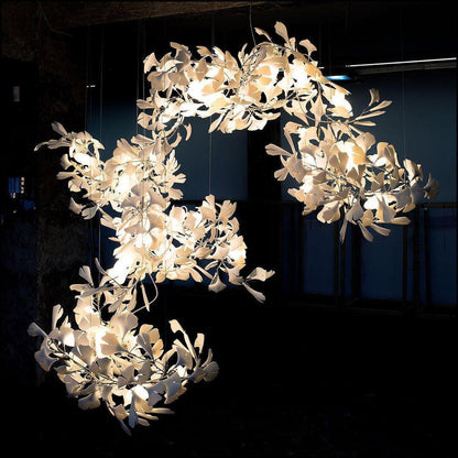 Bloom Ginkgo Leaf Chandelier - Loonglight