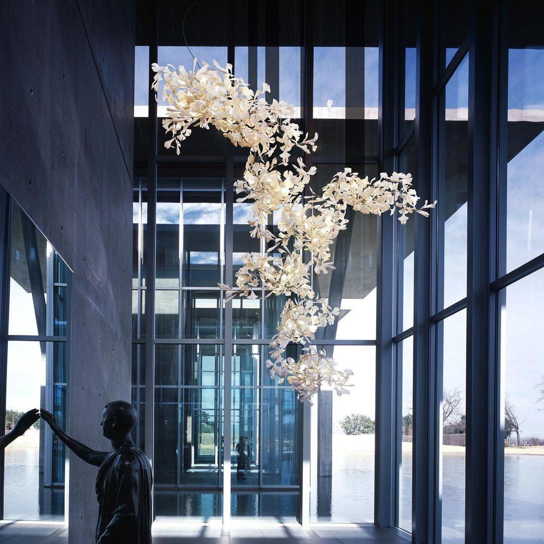 Bloom Ginkgo Leaf Chandelier - Loonglight