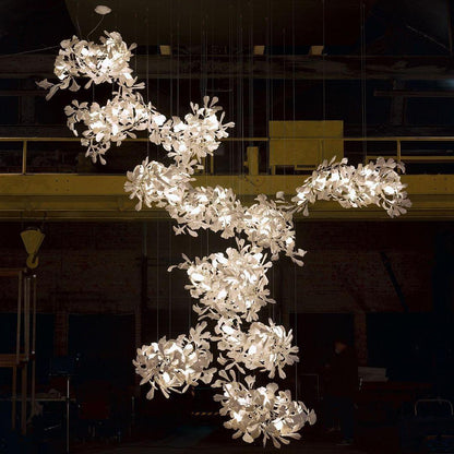 Bloom Ginkgo Leaf Chandelier - Loonglight