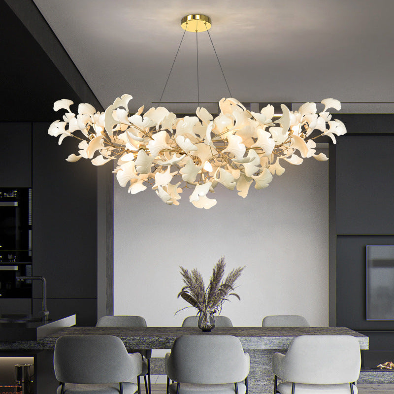 Ginkgo Chandelier B - Loonglight