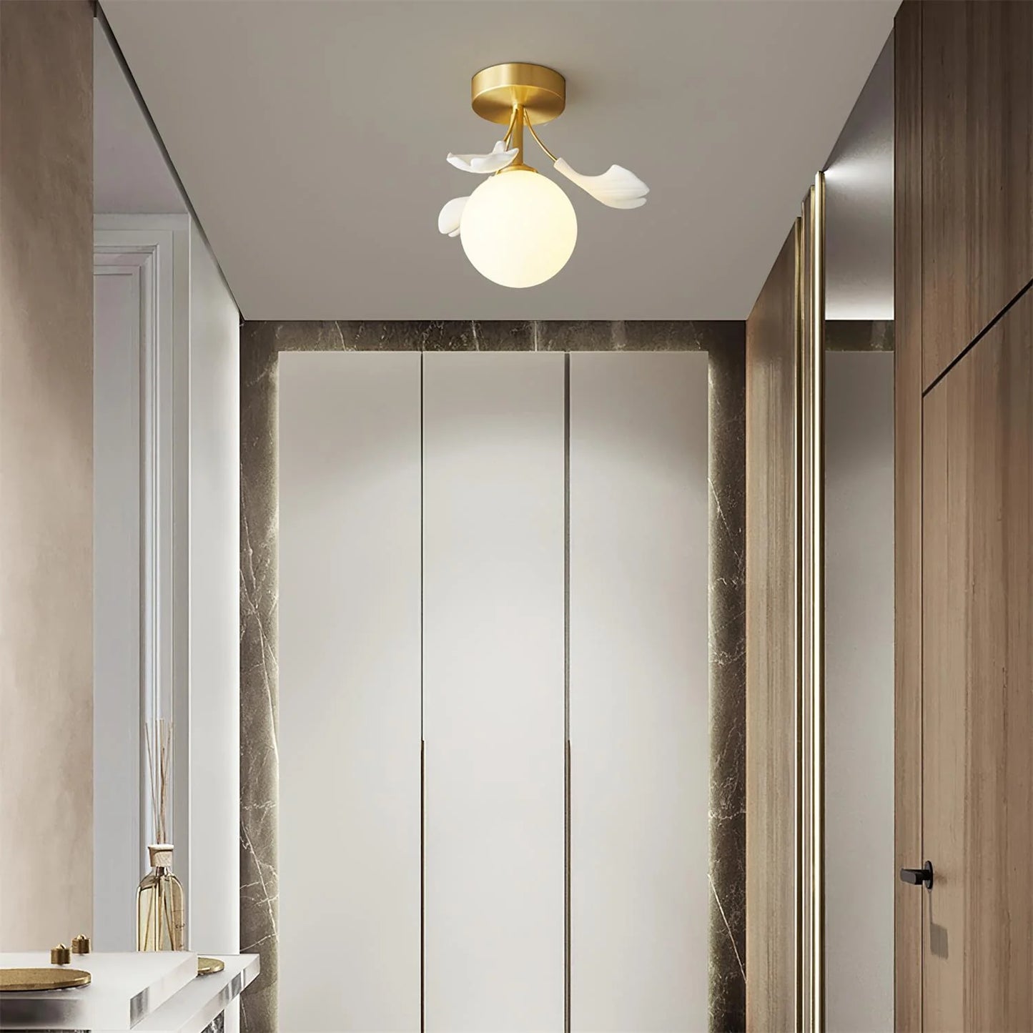 Ginkgo Rosalia Ceiling Light - Loonglight