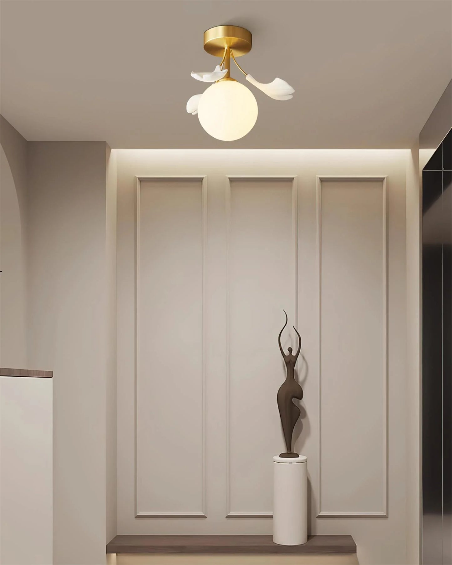 Ginkgo Rosalia Ceiling Light - Loonglight