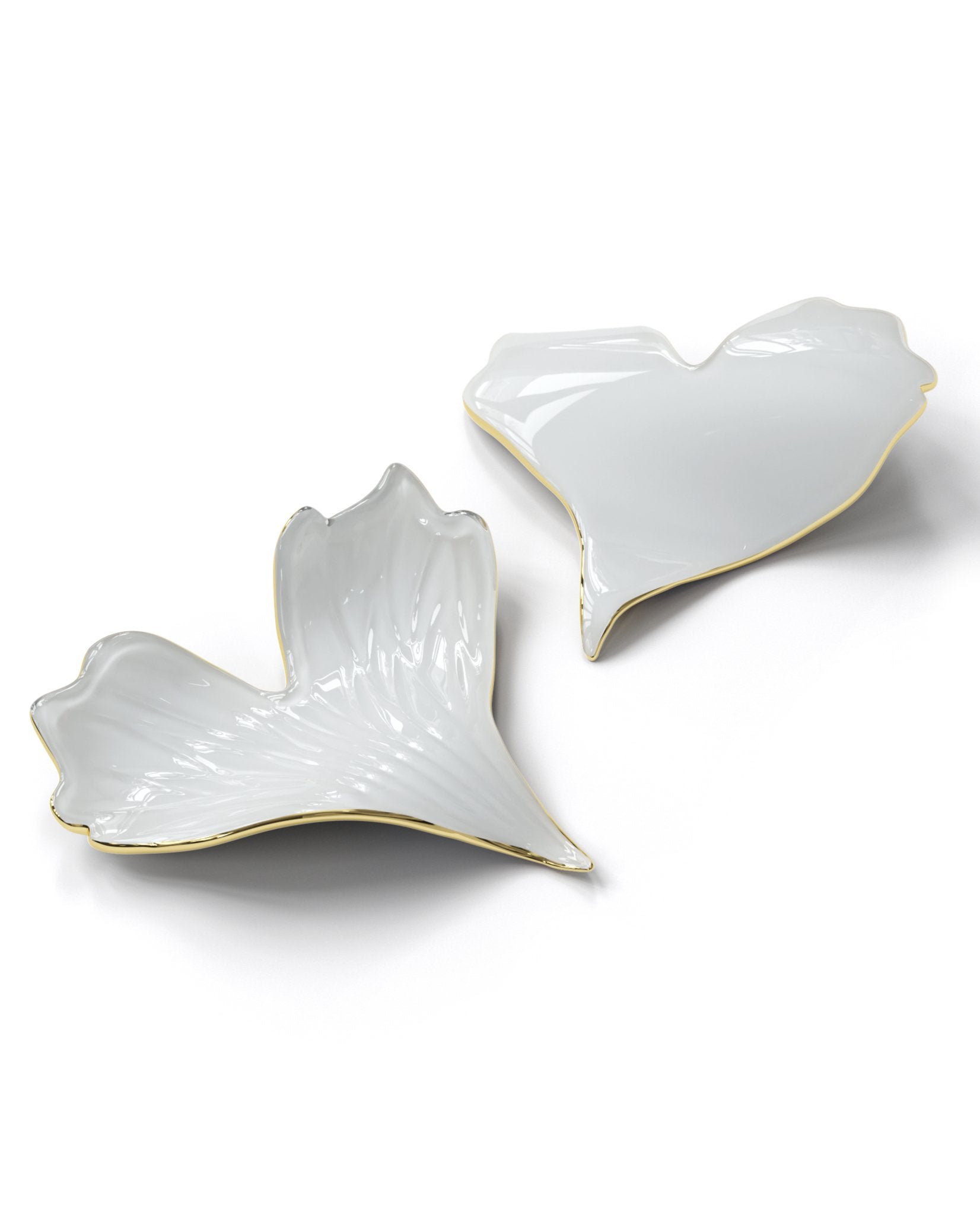 Ginkgo Glass Leaf Chandelier - Loonglight