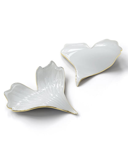 Ginkgo Glass Leaf Chandelier - Loonglight