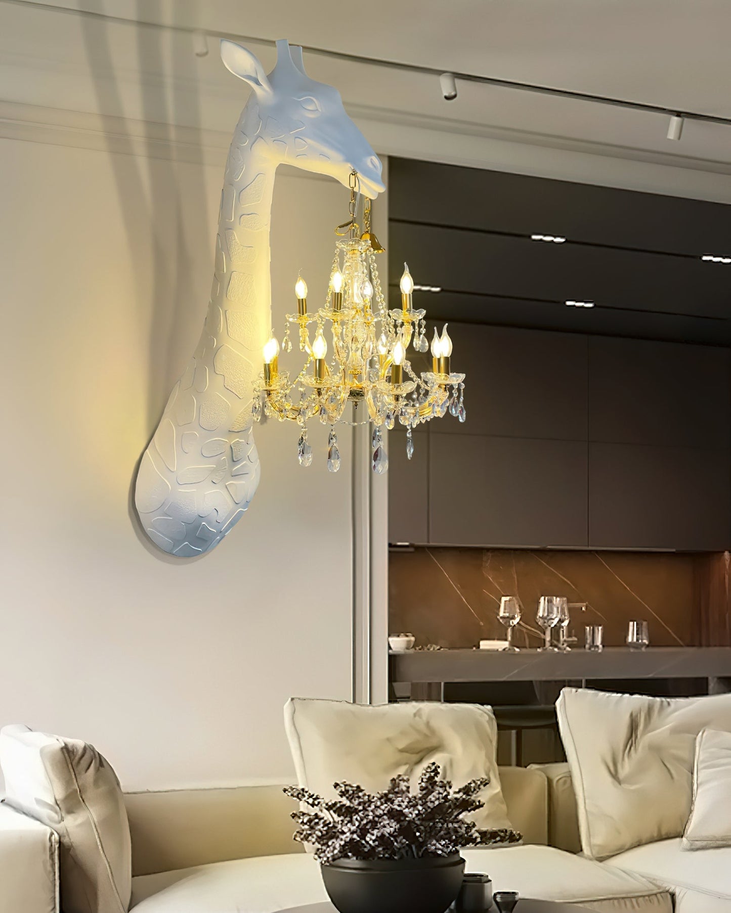 Giraffe Sculpture Lamp