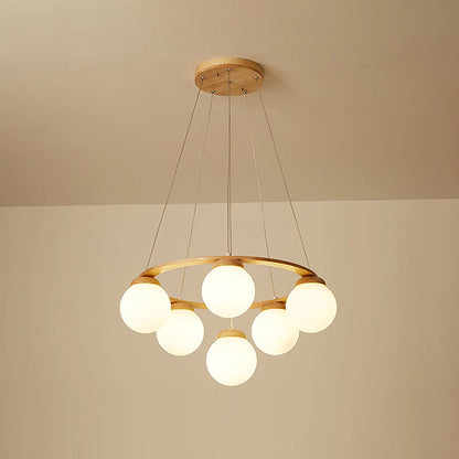 Glass Globe Chandelier - Loonglight