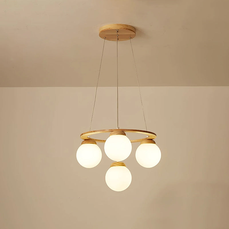 Glass Globe Chandelier - Loonglight