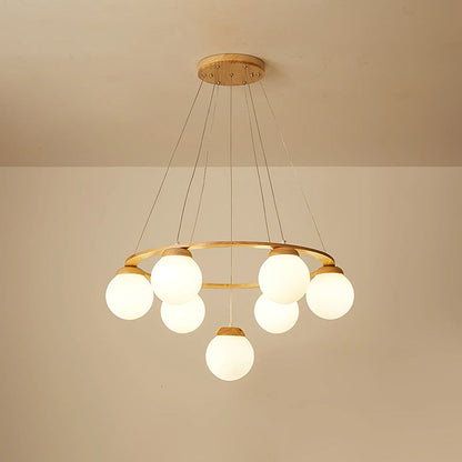 Glass Globe Chandelier - Loonglight