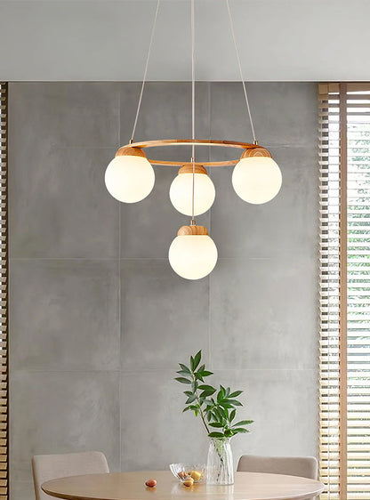 Glass Globe Chandelier - Loonglight