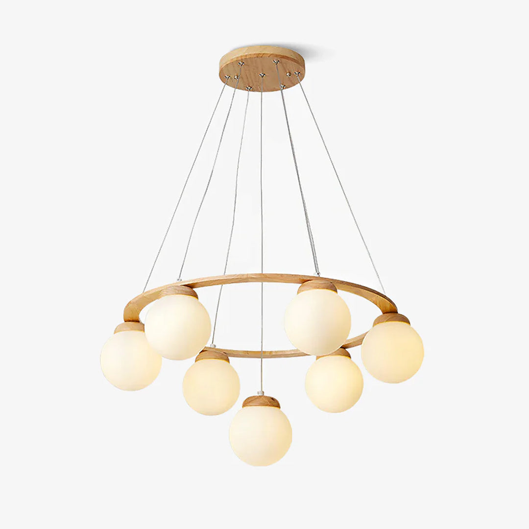 Glass Globe Chandelier - Loonglight