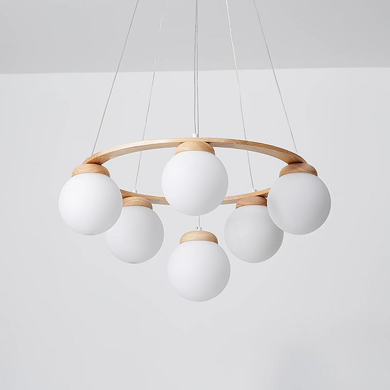 Glass Globe Chandelier - Loonglight