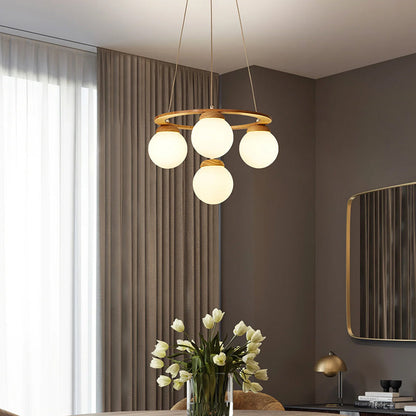 Glass Globe Chandelier - Loonglight