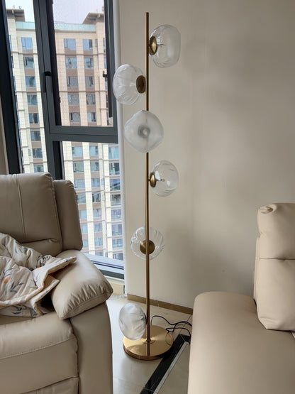 Glass Petals Floor Lamp - Loonglight