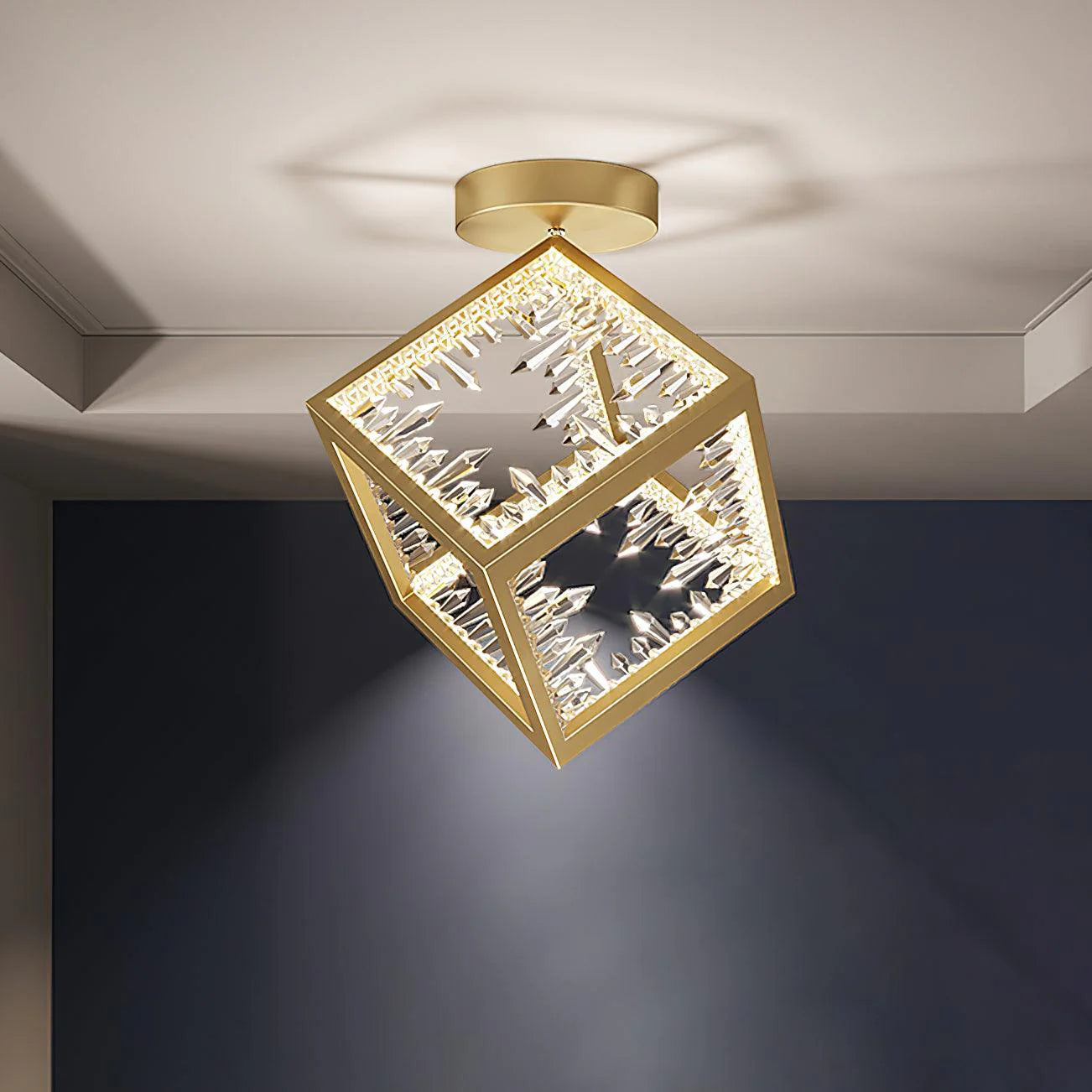 Gold Kristy Ceiling Light - Loonglight