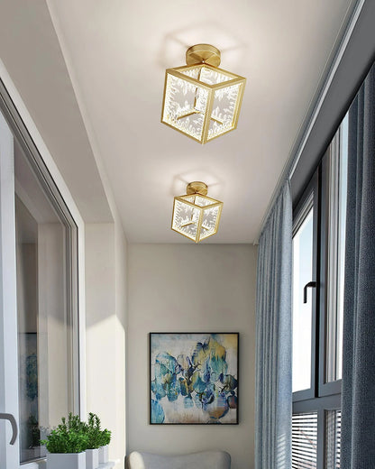 Gold Kristy Ceiling Light - Loonglight