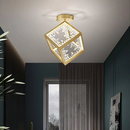 Gold Kristy Ceiling Light - Loonglight