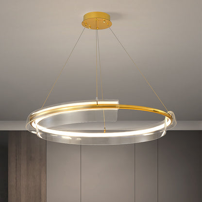 Modern Gold Ring Chandelier - Loonglight