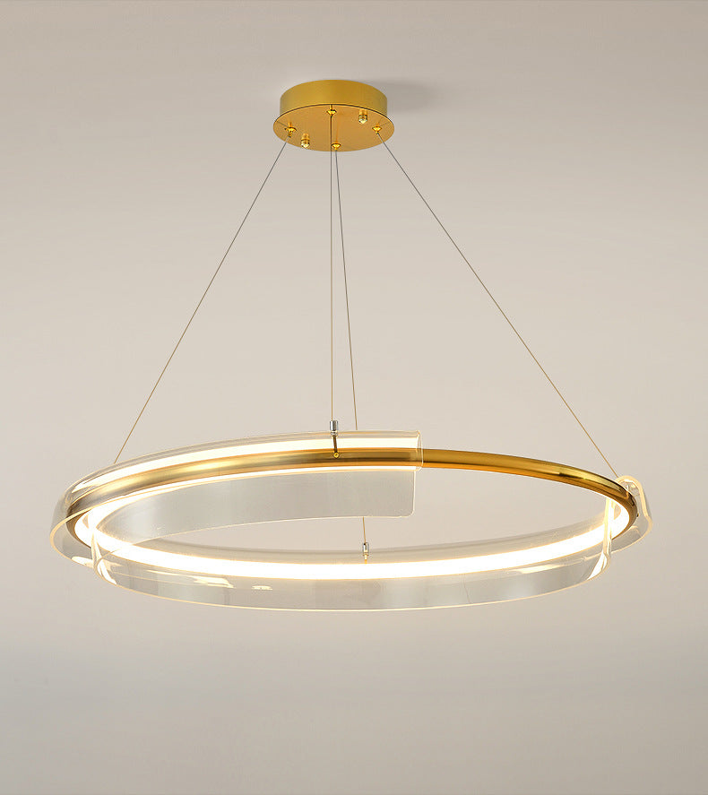 Modern Gold Ring Chandelier - Loonglight