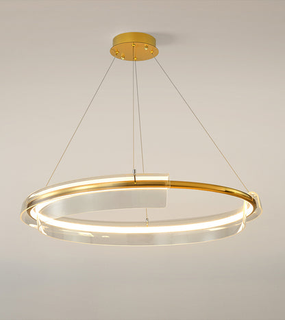 Modern Gold Ring Chandelier - Loonglight