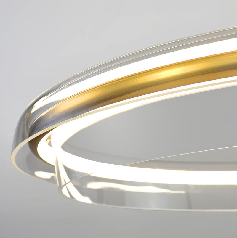 Modern Gold Ring Chandelier - Loonglight