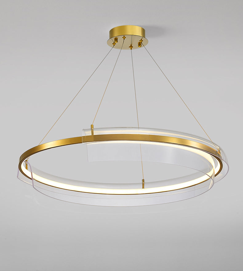 Modern Gold Ring Chandelier - Loonglight