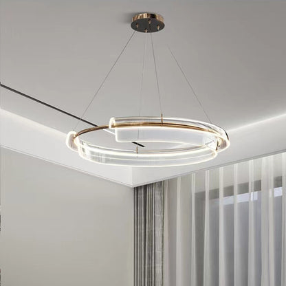 Modern Gold Ring Chandelier - Loonglight