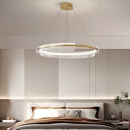 Modern Gold Ring Chandelier - Loonglight