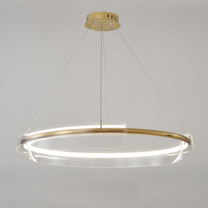 Modern Gold Ring Chandelier - Loonglight