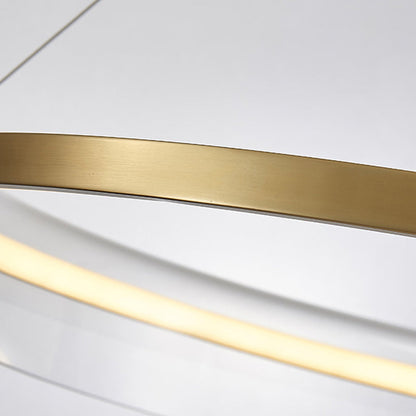 Modern Gold Ring Chandelier - Loonglight